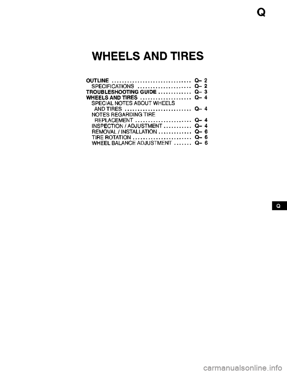 MAZDA MX-3 1995  Workshop Manual 