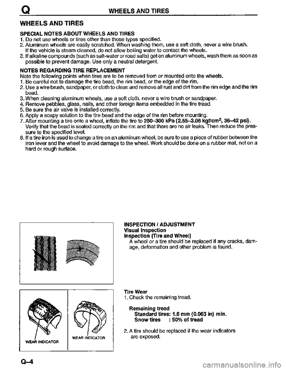 MAZDA MX-3 1995  Workshop Manual 