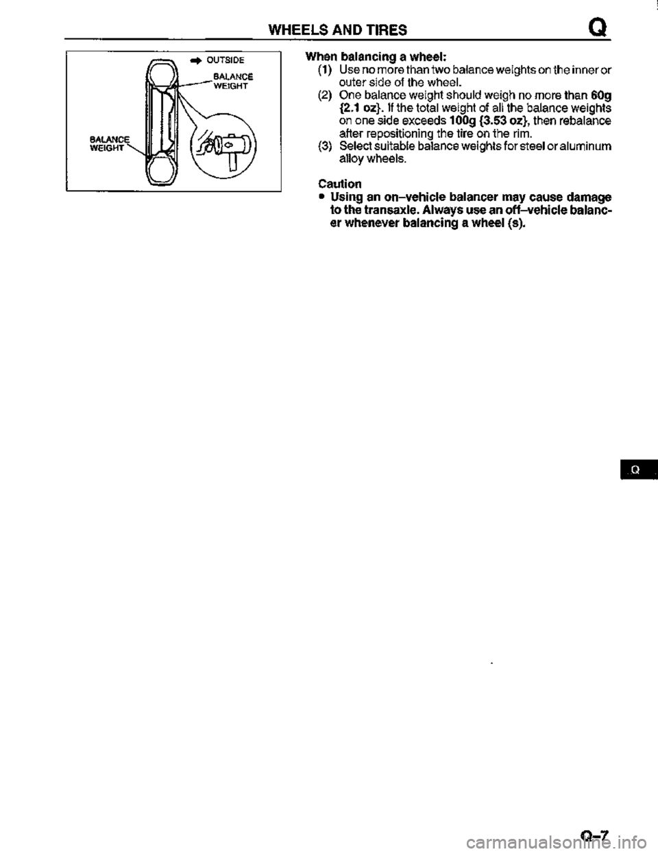 MAZDA MX-3 1995  Workshop Manual 