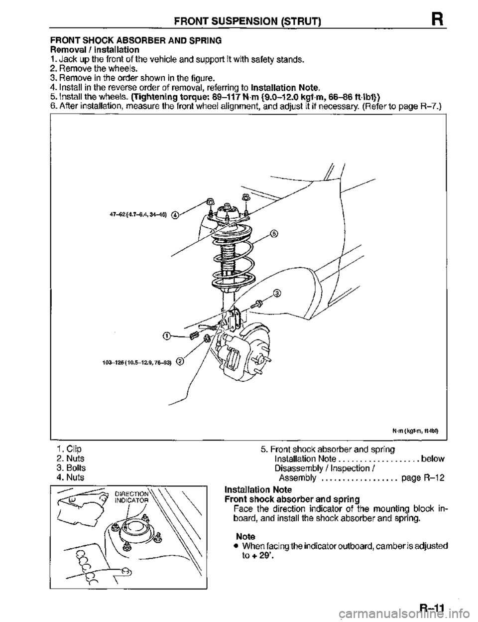 MAZDA MX-3 1995  Workshop Manual 
