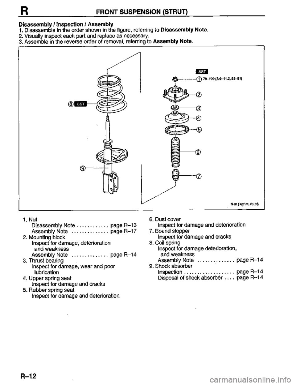 MAZDA MX-3 1995  Workshop Manual 