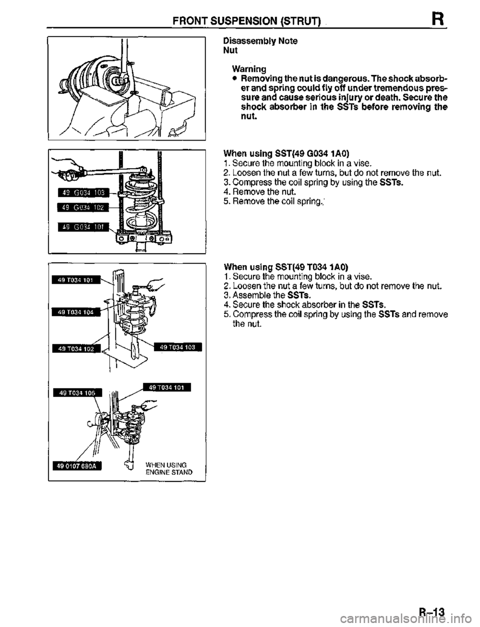 MAZDA MX-3 1995  Workshop Manual 