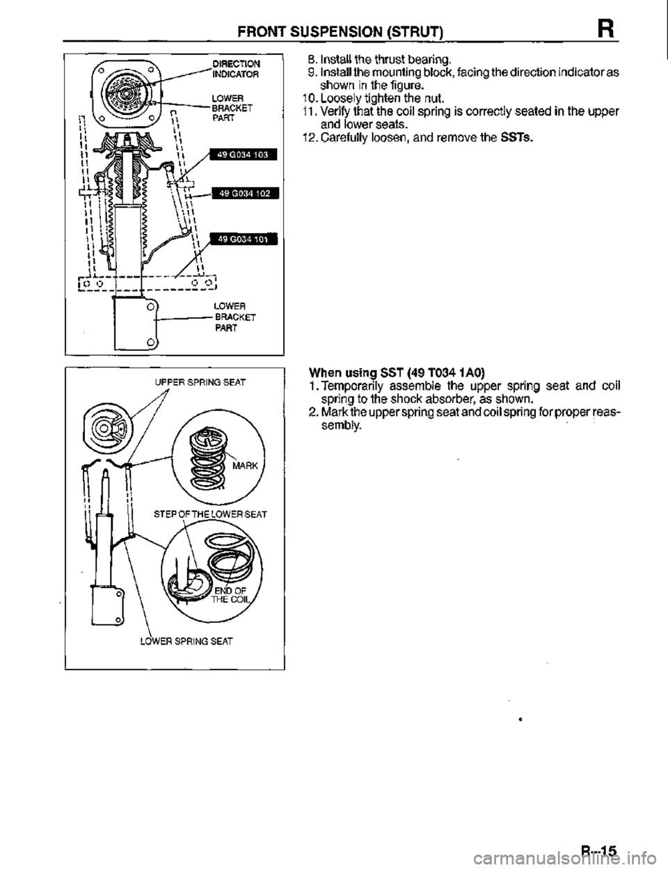 MAZDA MX-3 1995  Workshop Manual 