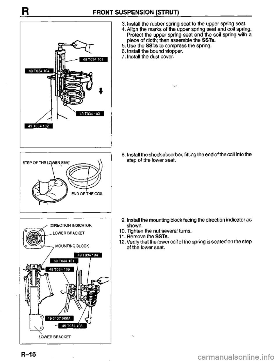 MAZDA MX-3 1995  Workshop Manual 
