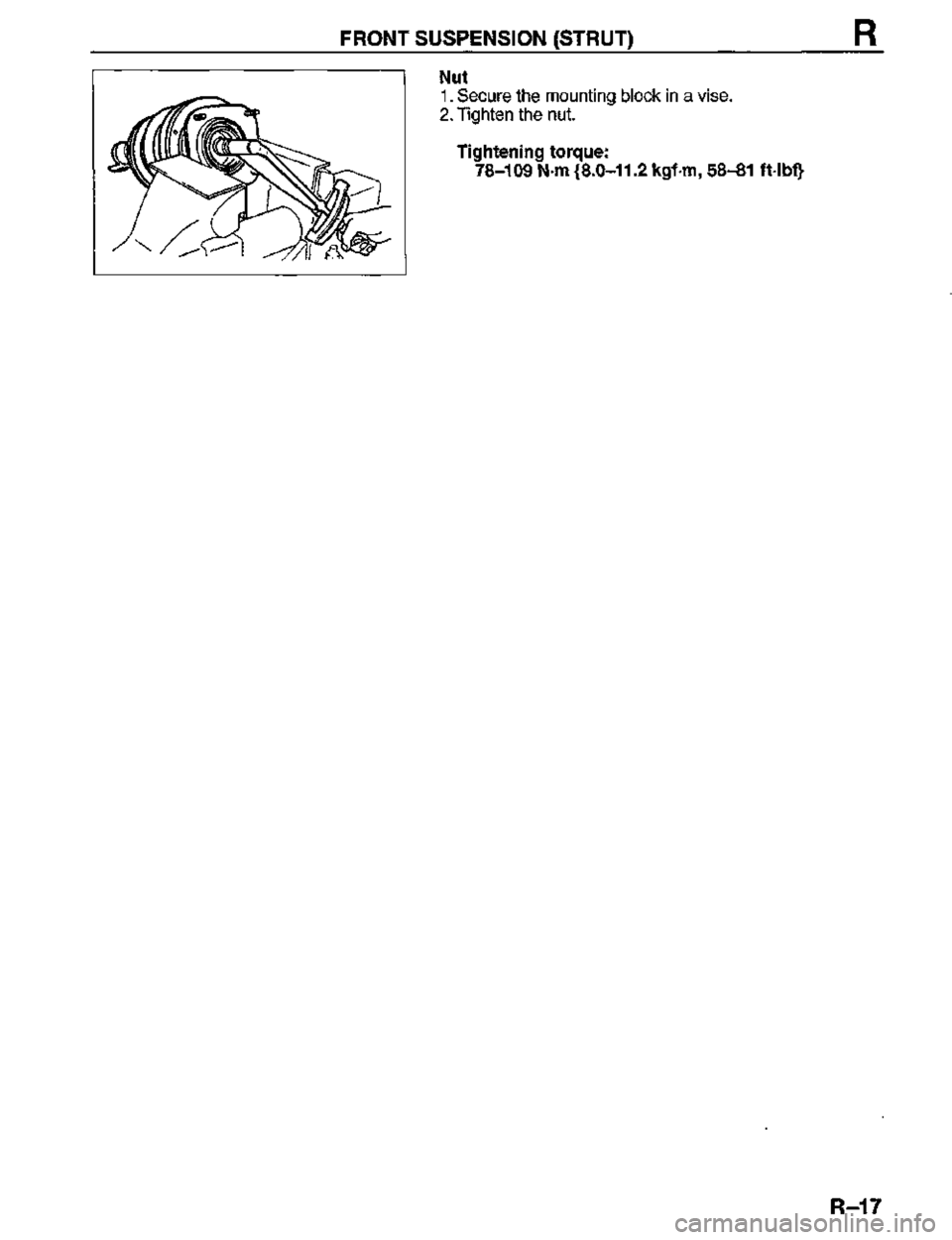 MAZDA MX-3 1995  Workshop Manual 