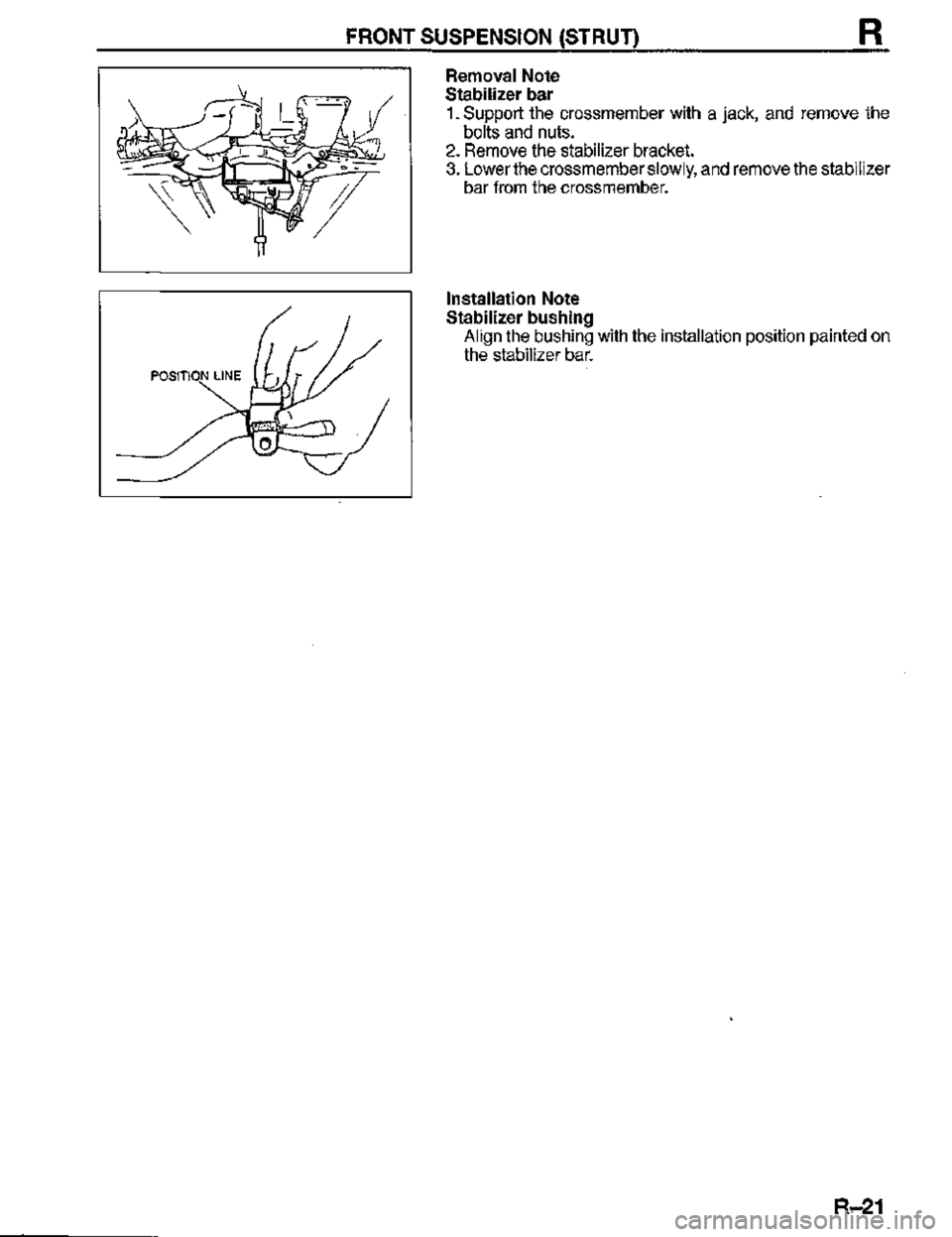 MAZDA MX-3 1995  Workshop Manual 