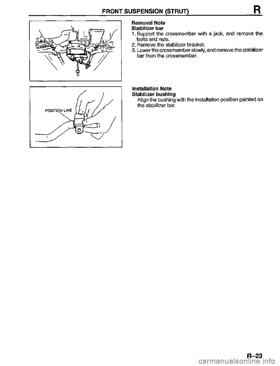 MAZDA MX-3 1995  Workshop Manual 