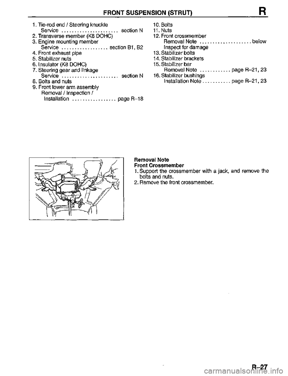 MAZDA MX-3 1995  Workshop Manual 
