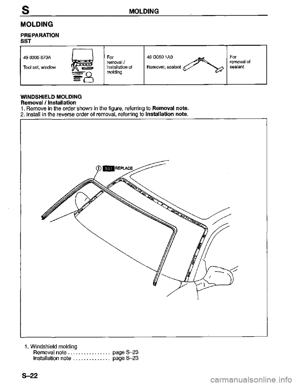 MAZDA MX-3 1995  Workshop Manual 