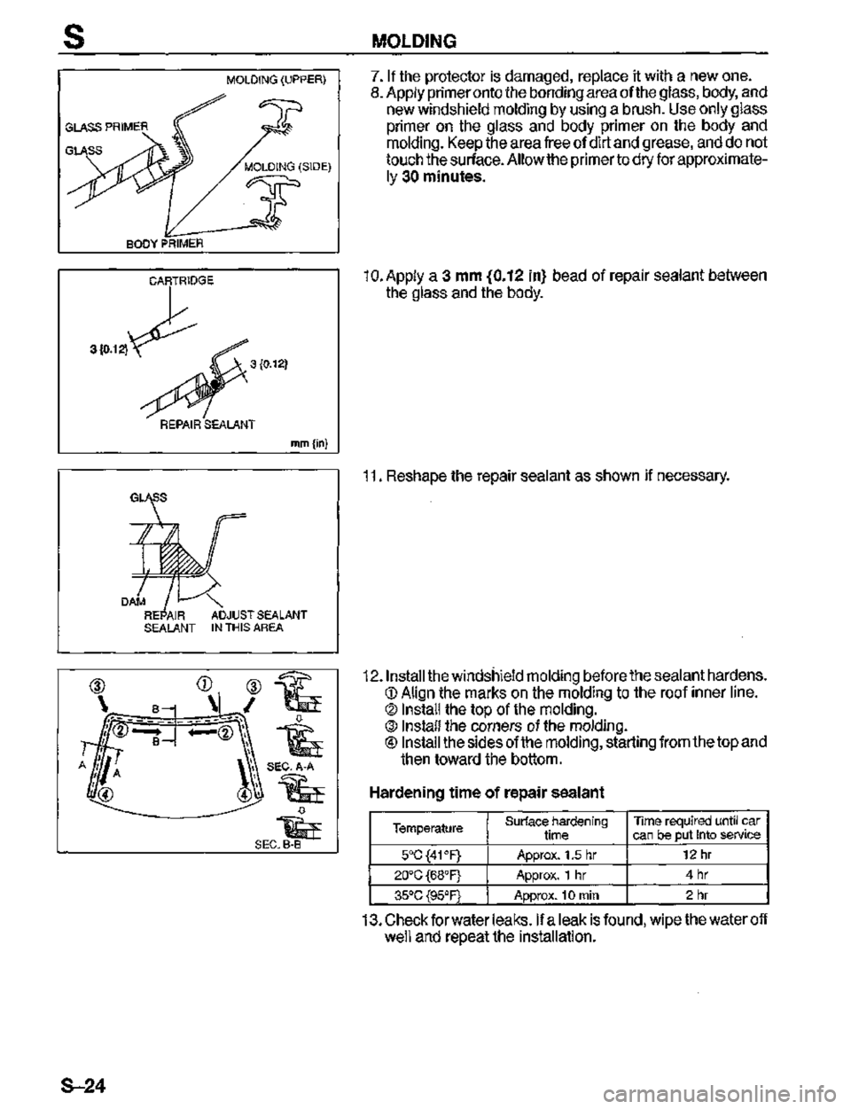 MAZDA MX-3 1995  Workshop Manual 