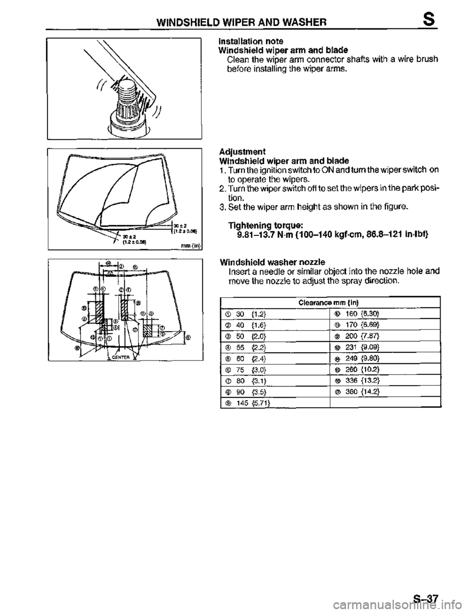 MAZDA MX-3 1995  Workshop Manual 