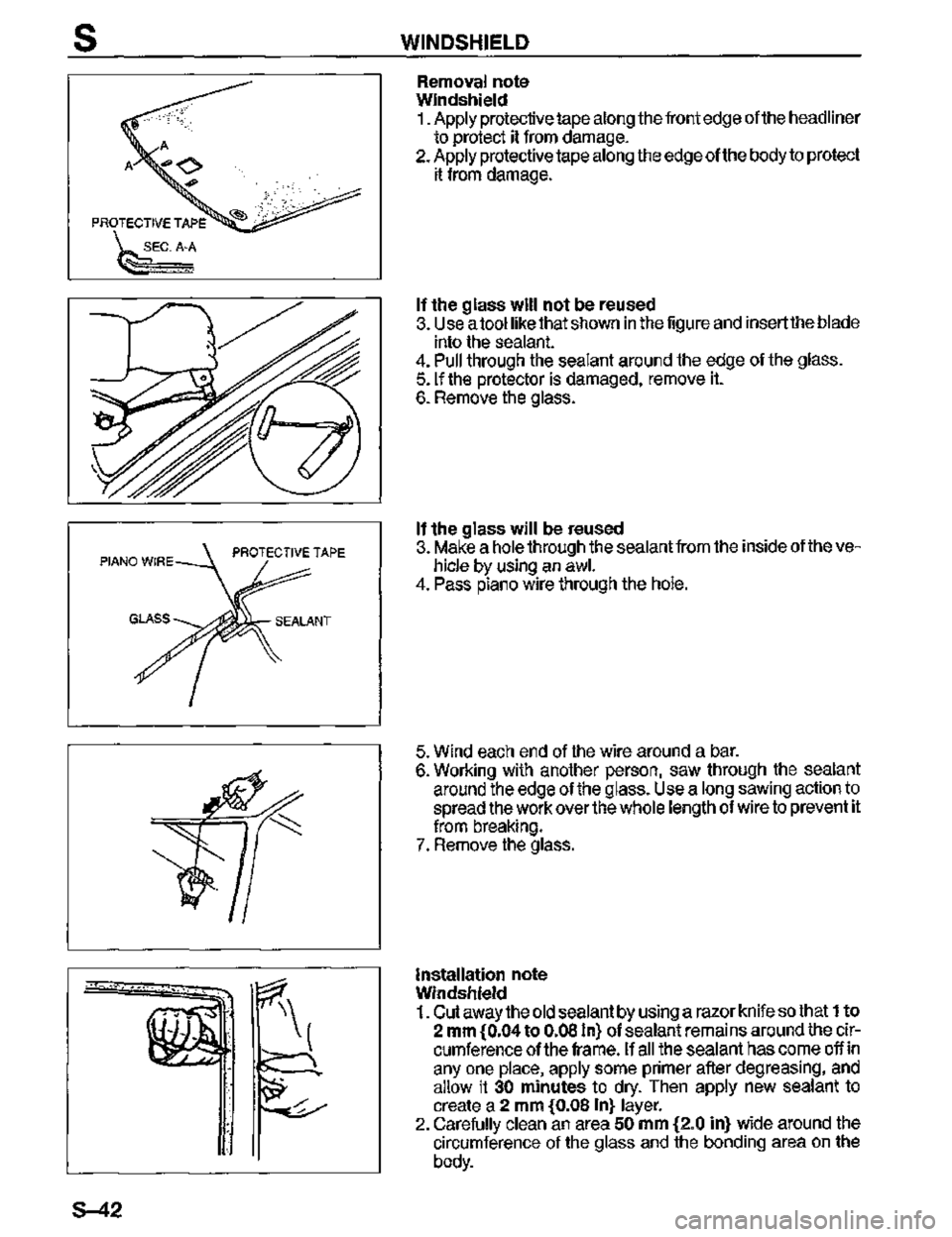 MAZDA MX-3 1995  Workshop Manual 