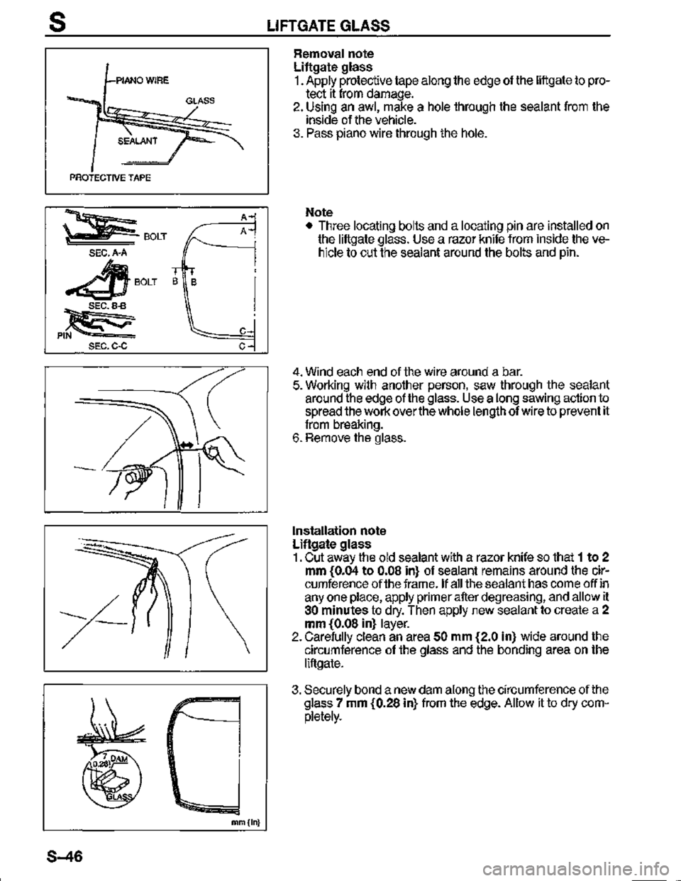 MAZDA MX-3 1995  Workshop Manual 