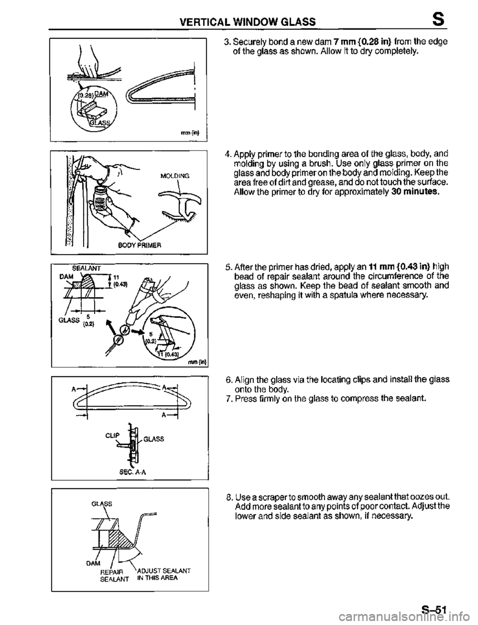MAZDA MX-3 1995  Workshop Manual 