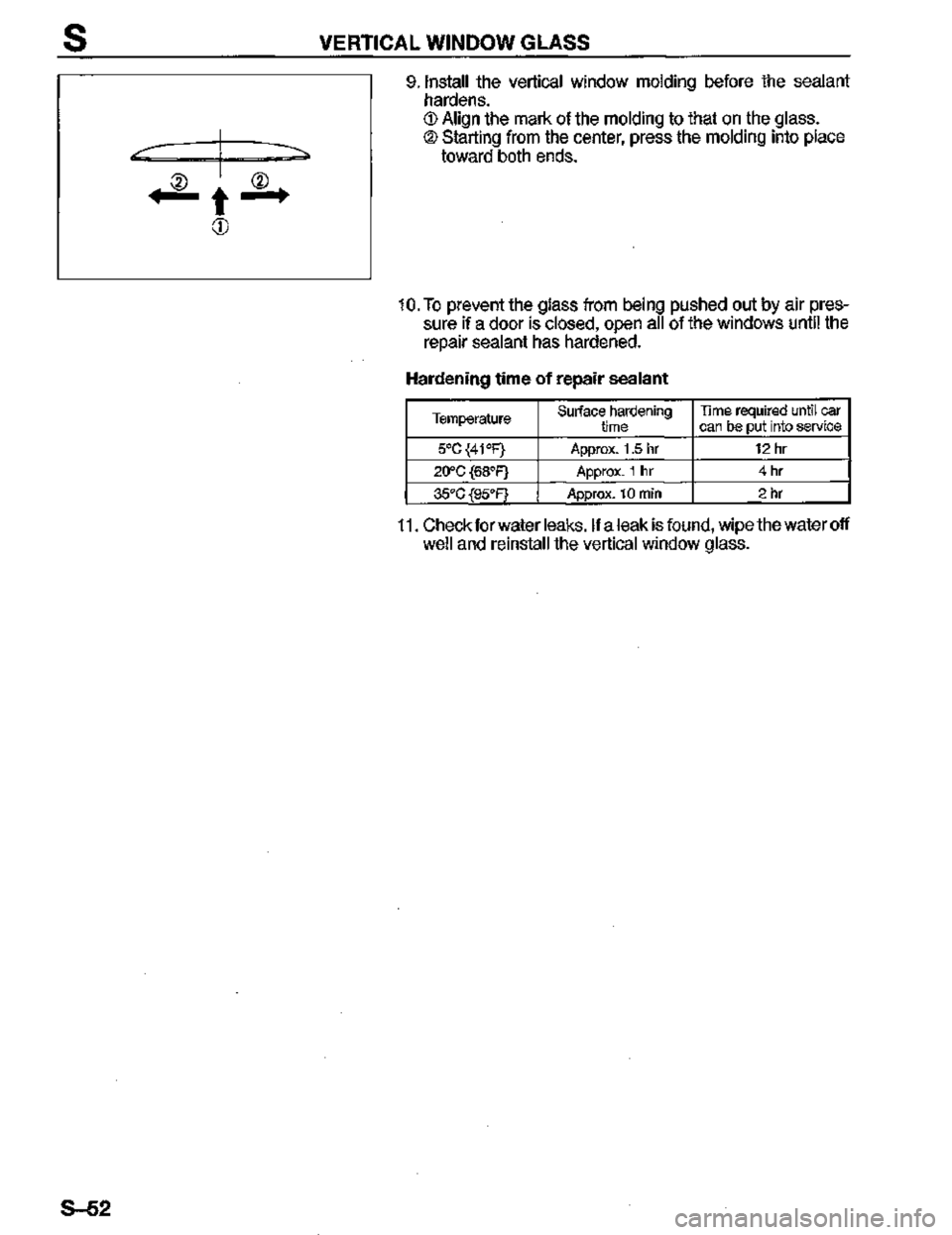 MAZDA MX-3 1995  Workshop Manual 