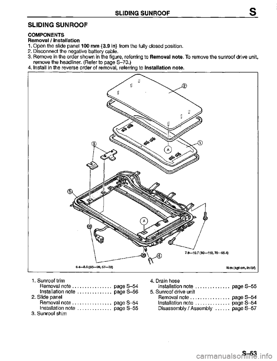 MAZDA MX-3 1995  Workshop Manual 