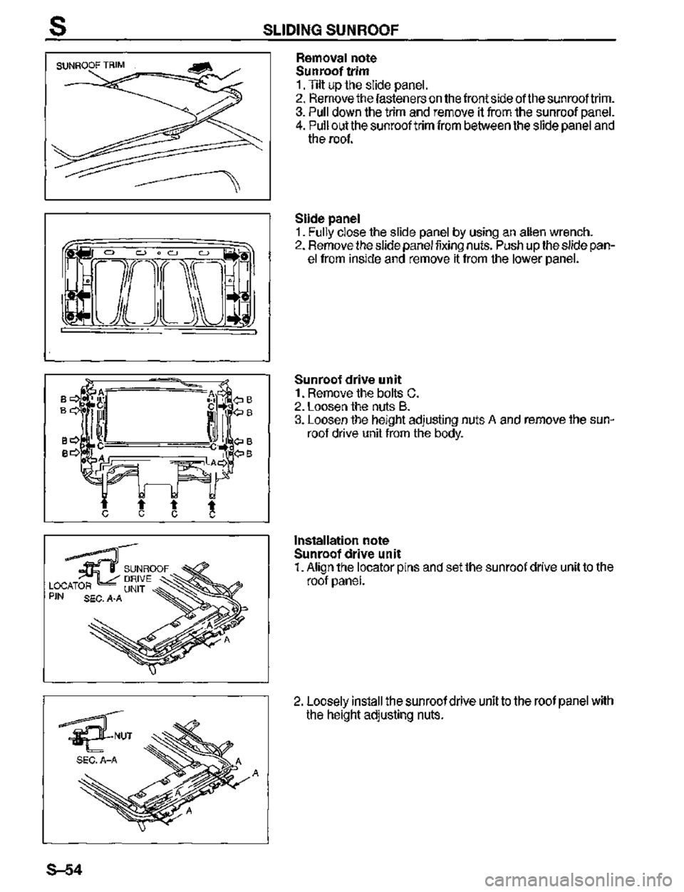 MAZDA MX-3 1995  Workshop Manual 