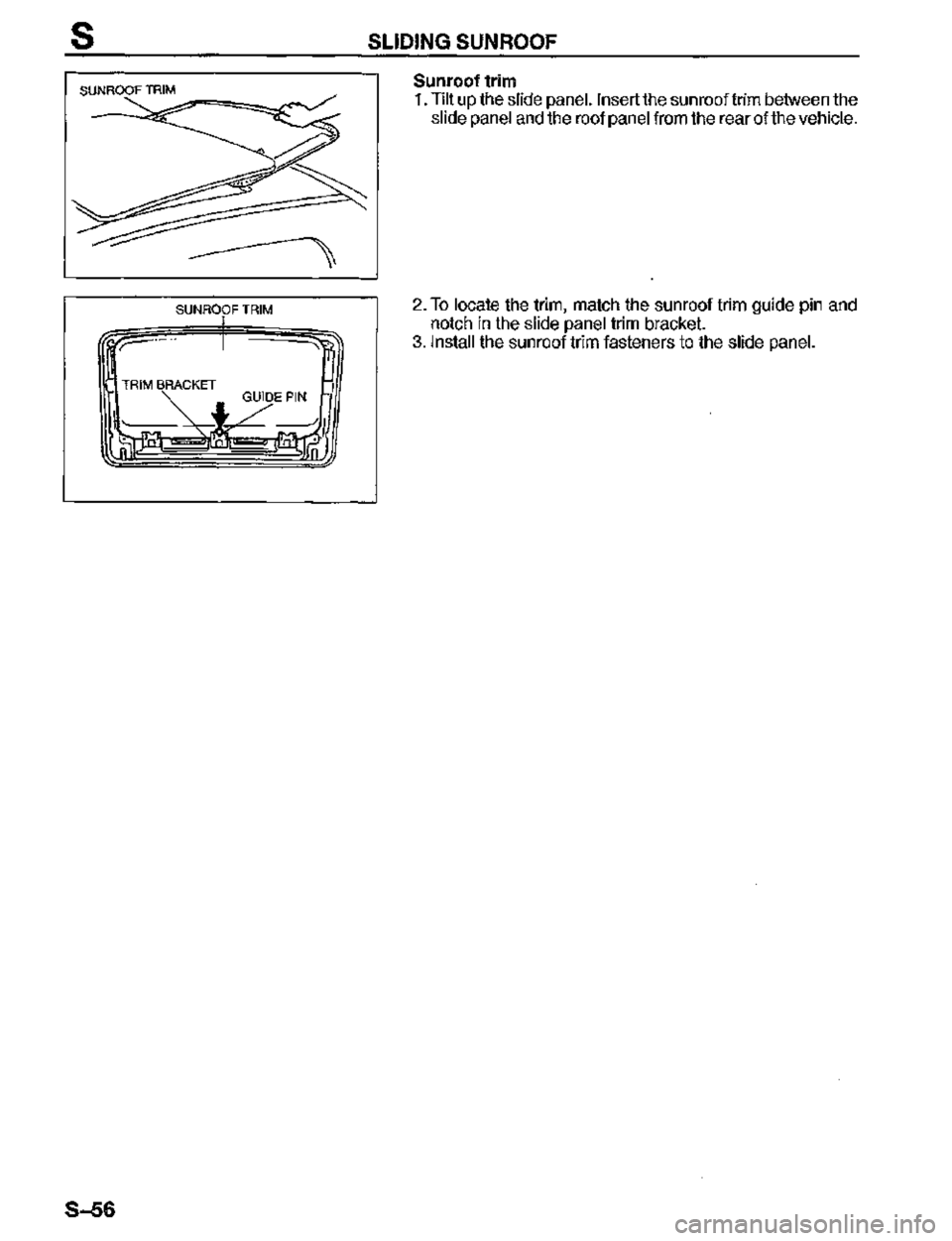MAZDA MX-3 1995  Workshop Manual 