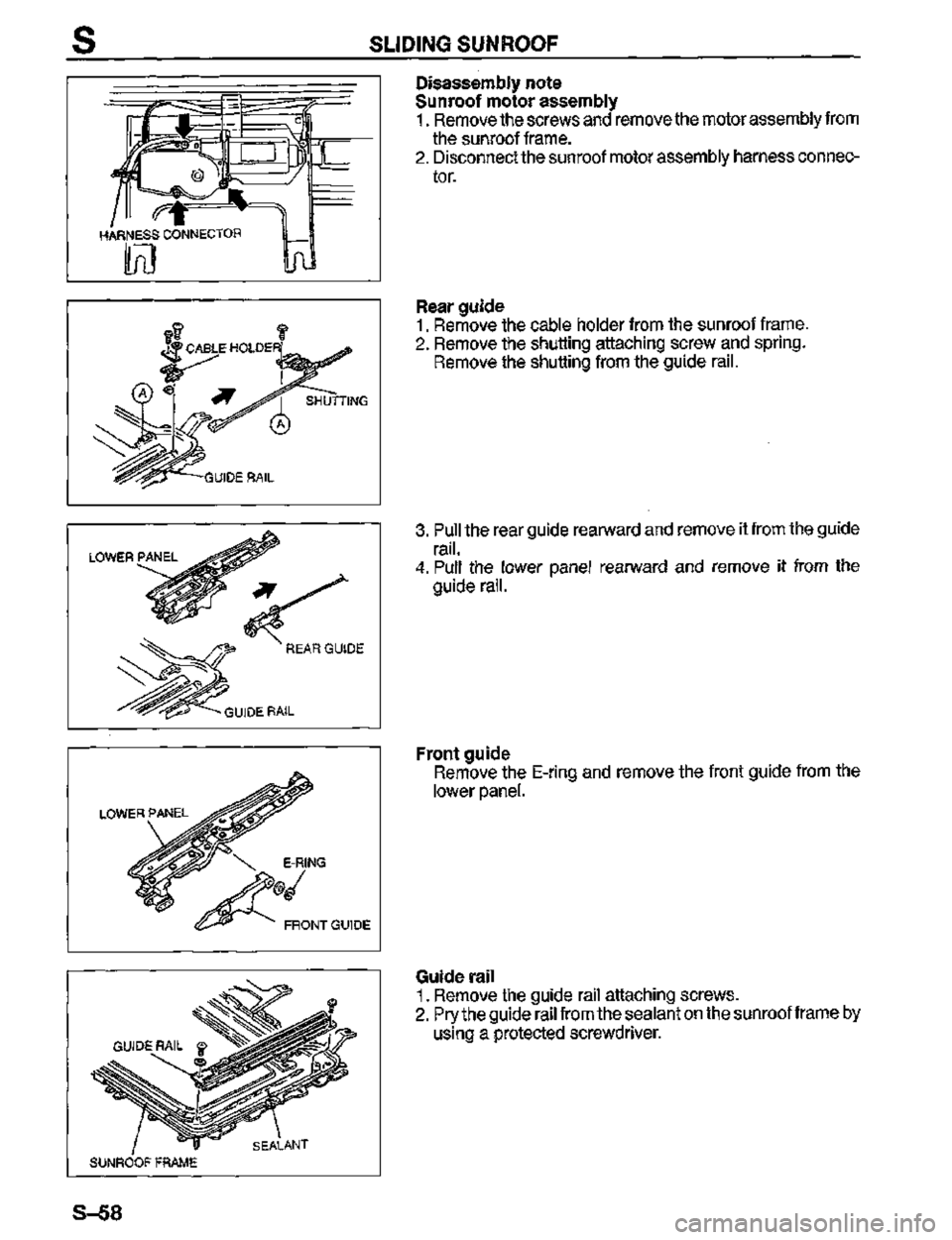 MAZDA MX-3 1995  Workshop Manual 