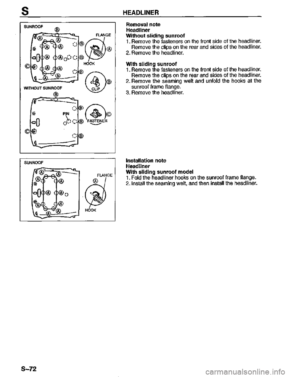 MAZDA MX-3 1995  Workshop Manual 