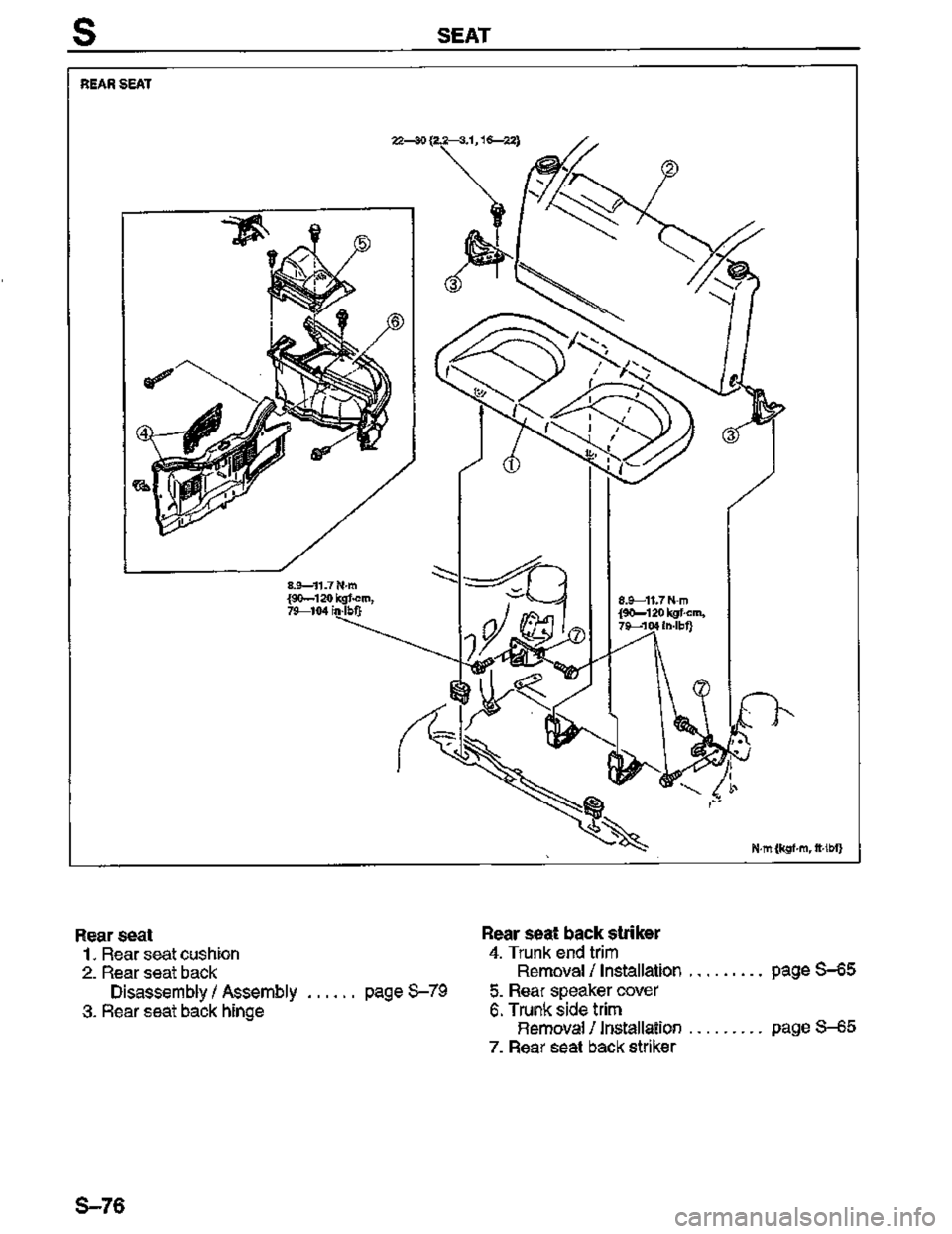MAZDA MX-3 1995  Workshop Manual 