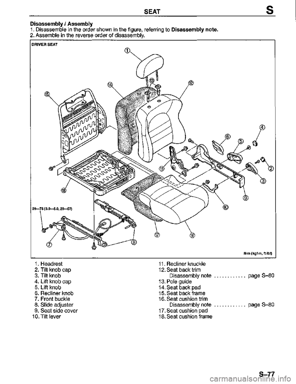 MAZDA MX-3 1995  Workshop Manual 