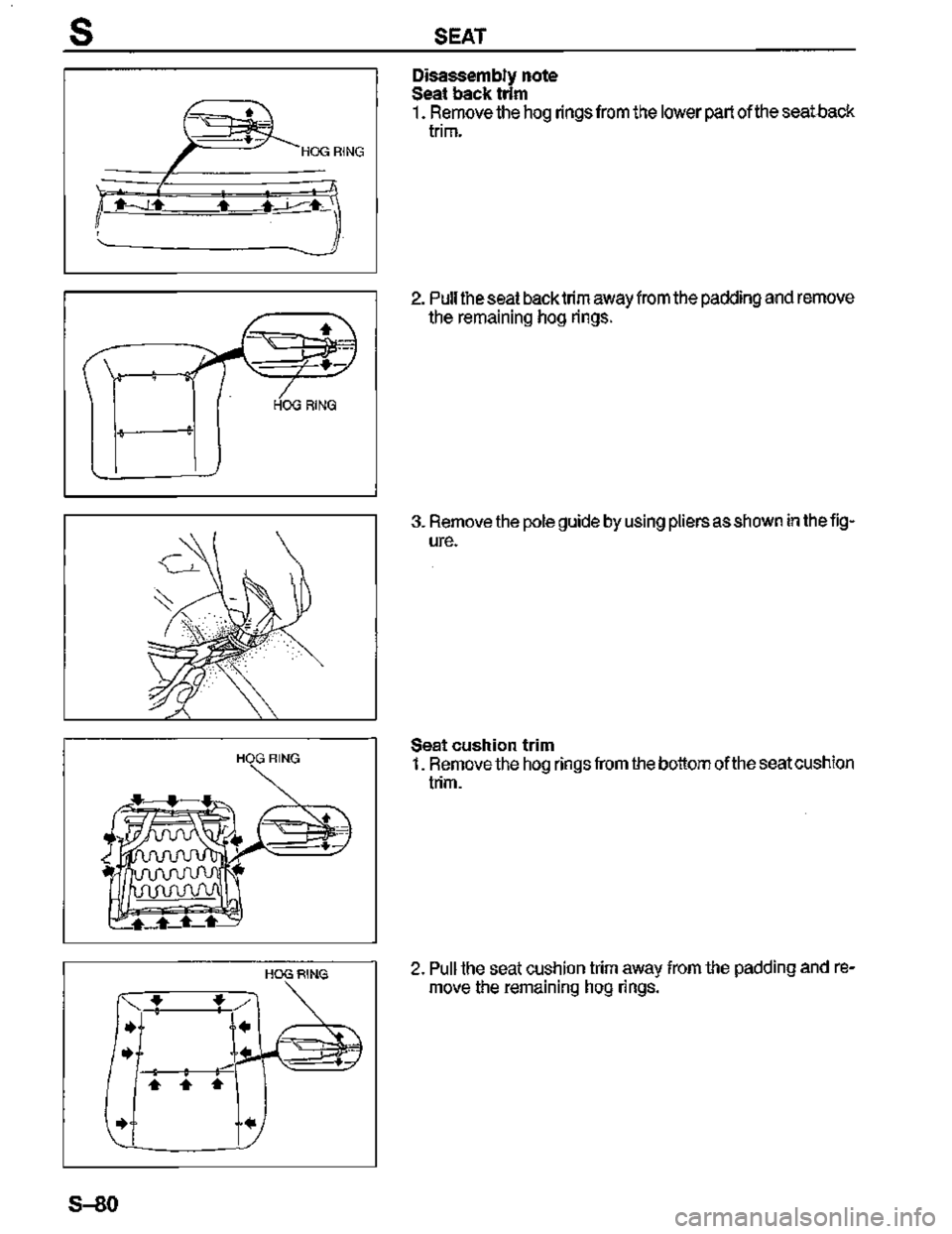 MAZDA MX-3 1995  Workshop Manual 