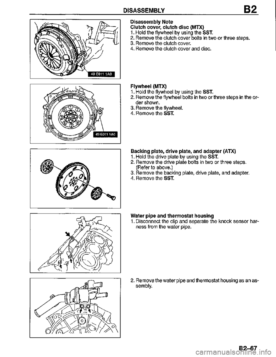 MAZDA MX-3 1995  Workshop Manual 
