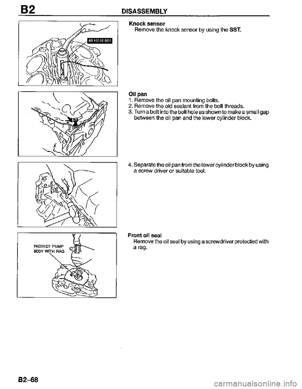 MAZDA MX-3 1995  Workshop Manual 