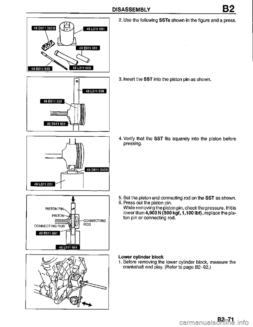 MAZDA MX-3 1995  Workshop Manual 