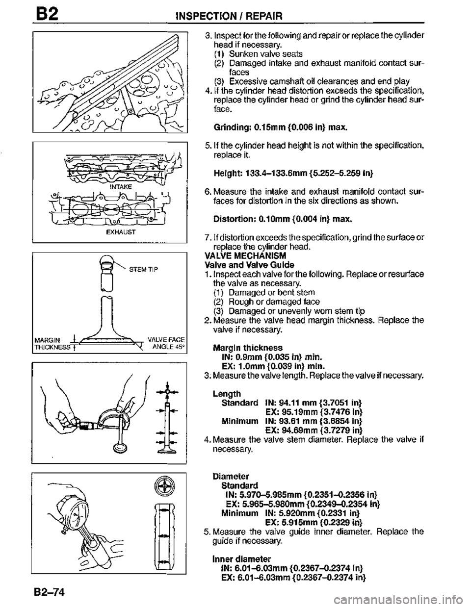 MAZDA MX-3 1995  Workshop Manual 