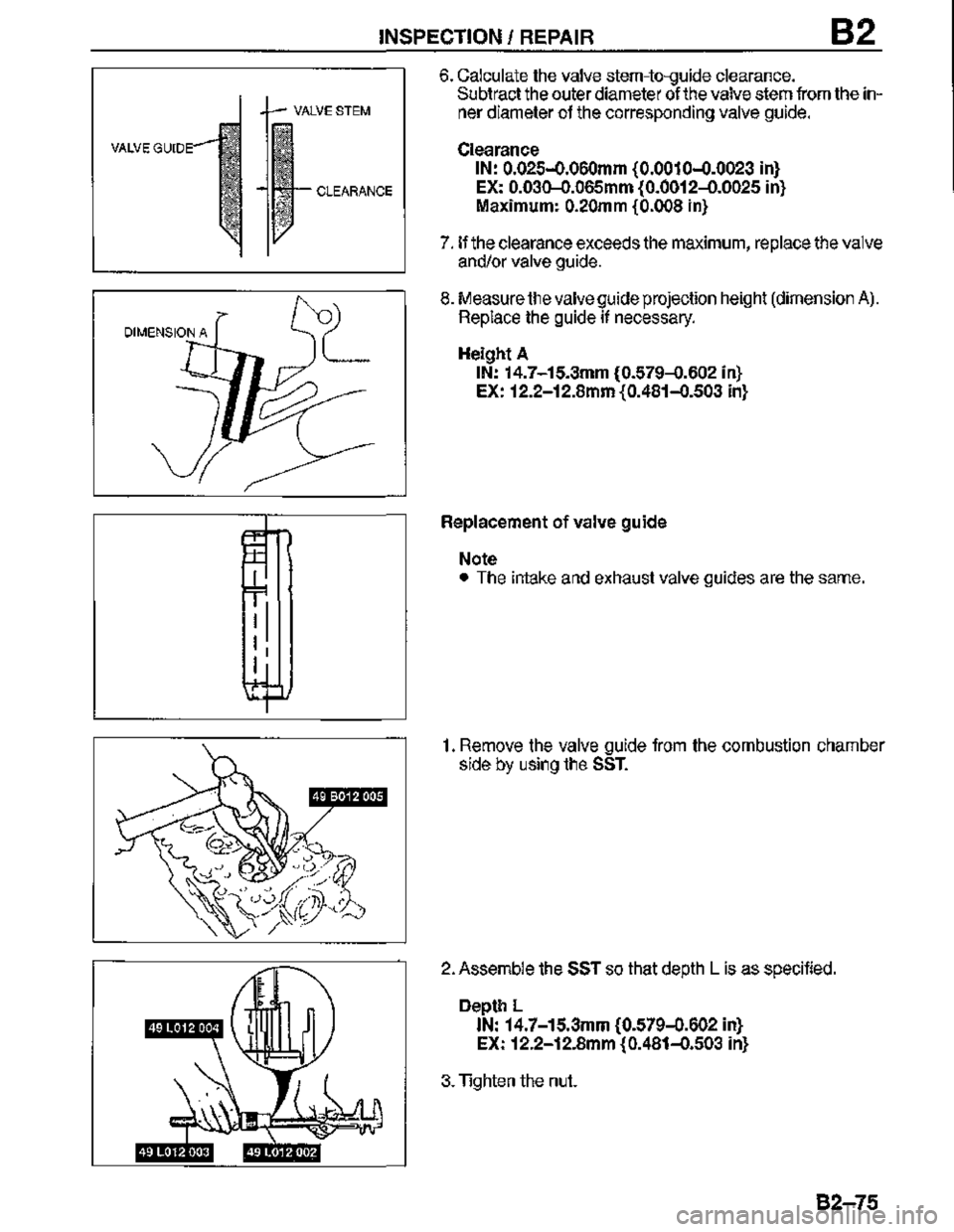 MAZDA MX-3 1995  Workshop Manual 