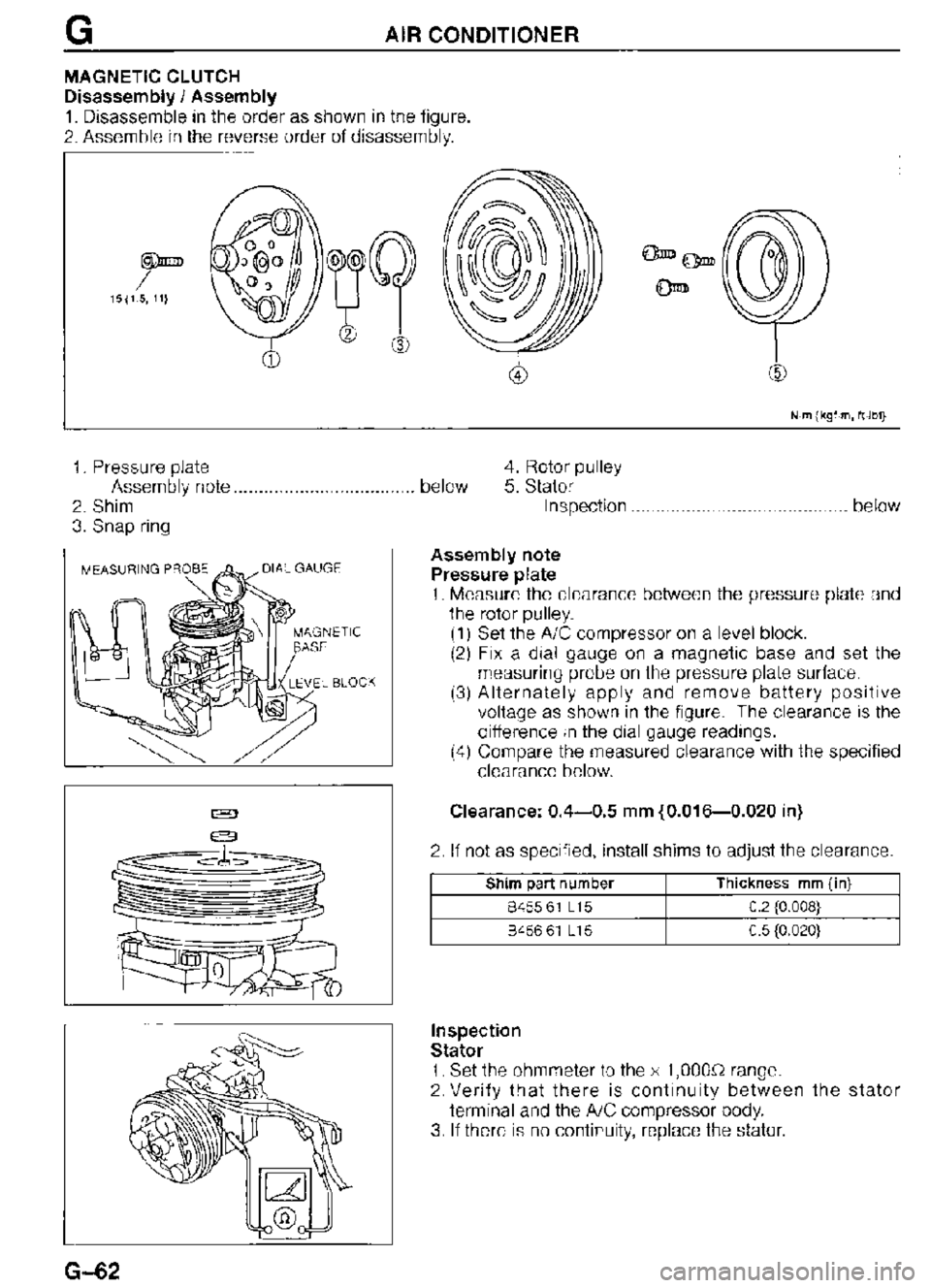MAZDA MX-3 1995  Workshop Manual 