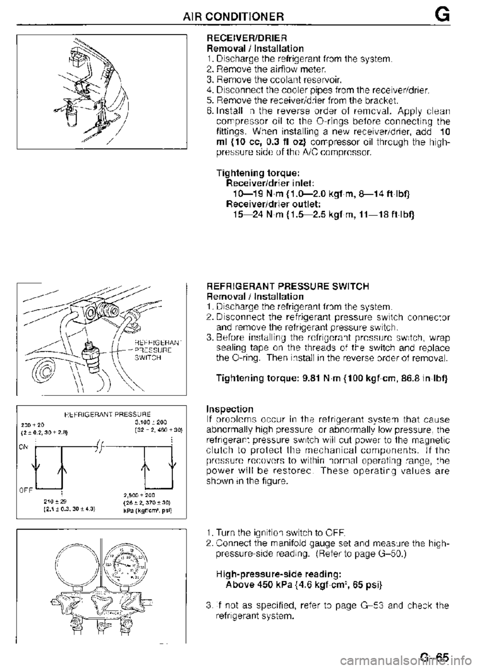 MAZDA MX-3 1995  Workshop Manual 