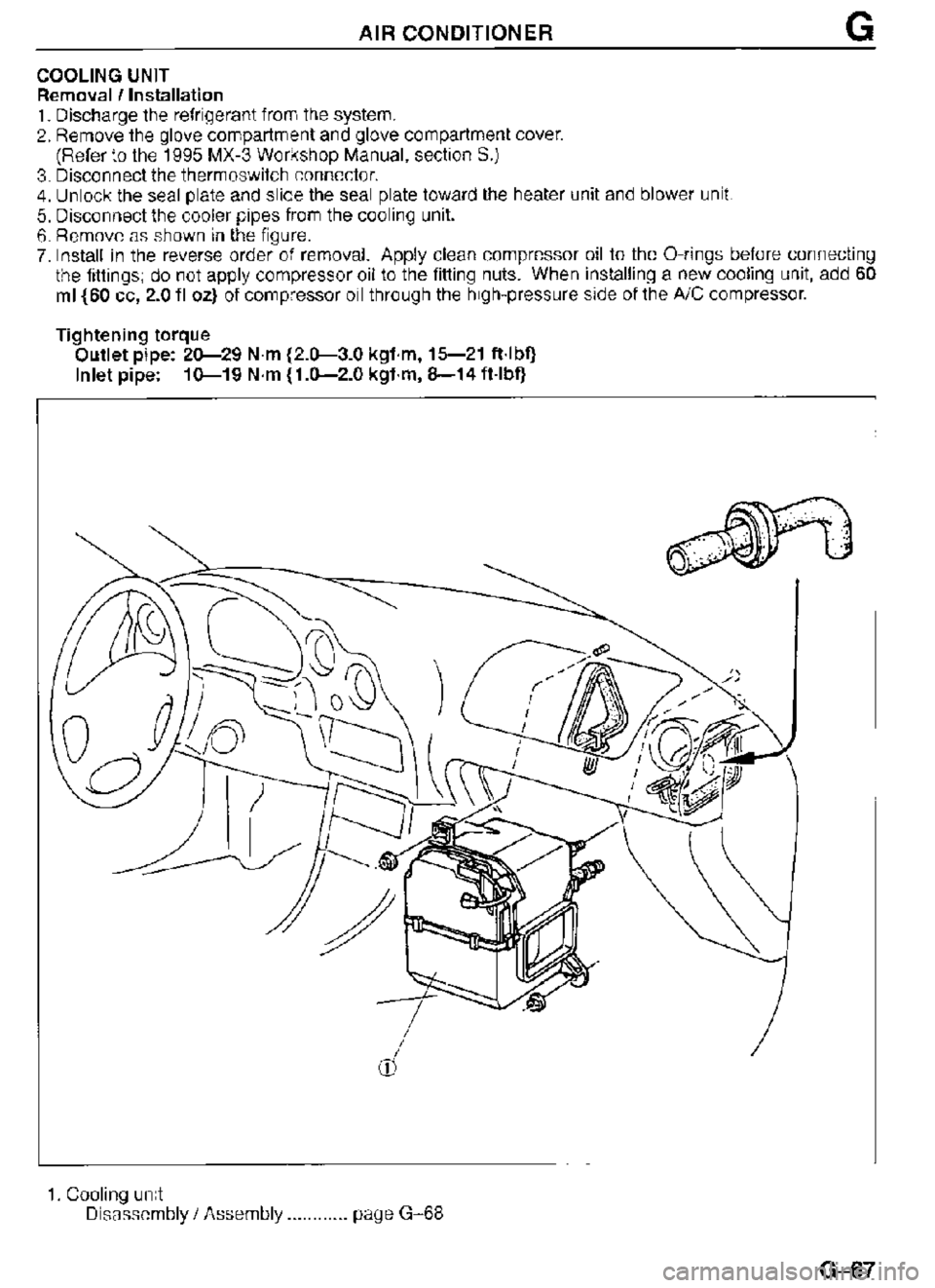 MAZDA MX-3 1995  Workshop Manual 