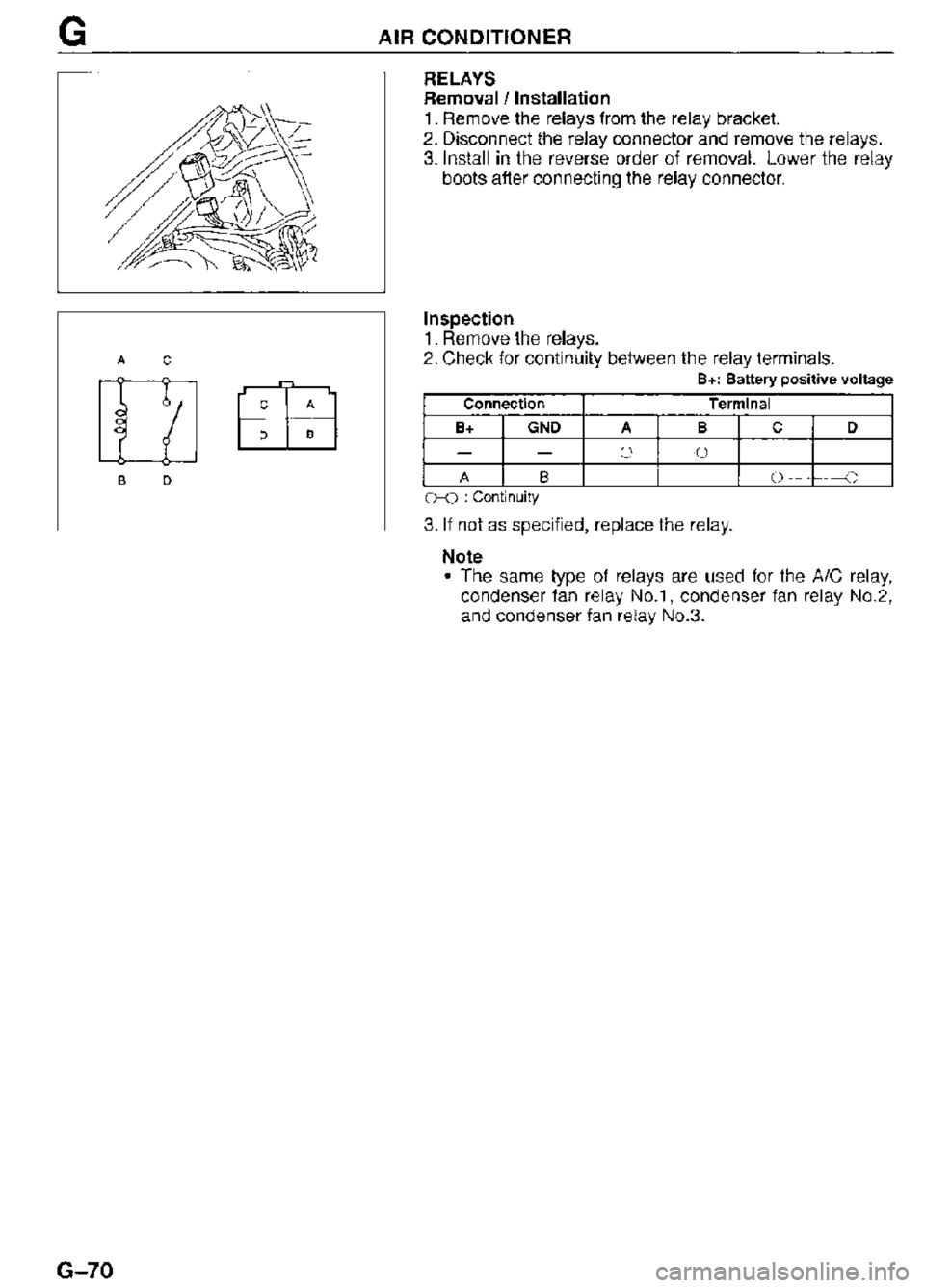 MAZDA MX-3 1995  Workshop Manual 