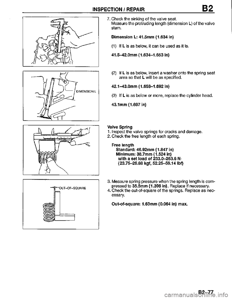 MAZDA MX-3 1995  Workshop Manual 