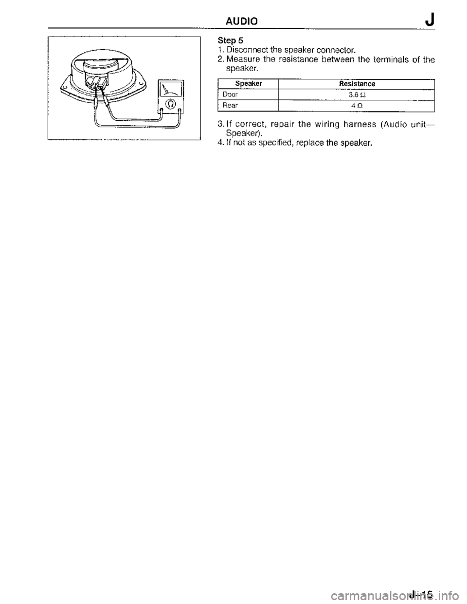 MAZDA MX-3 1995  Workshop Manual 
