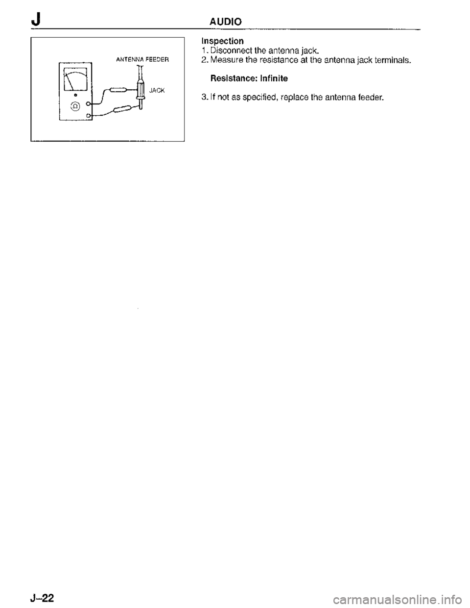 MAZDA MX-3 1995  Workshop Manual 