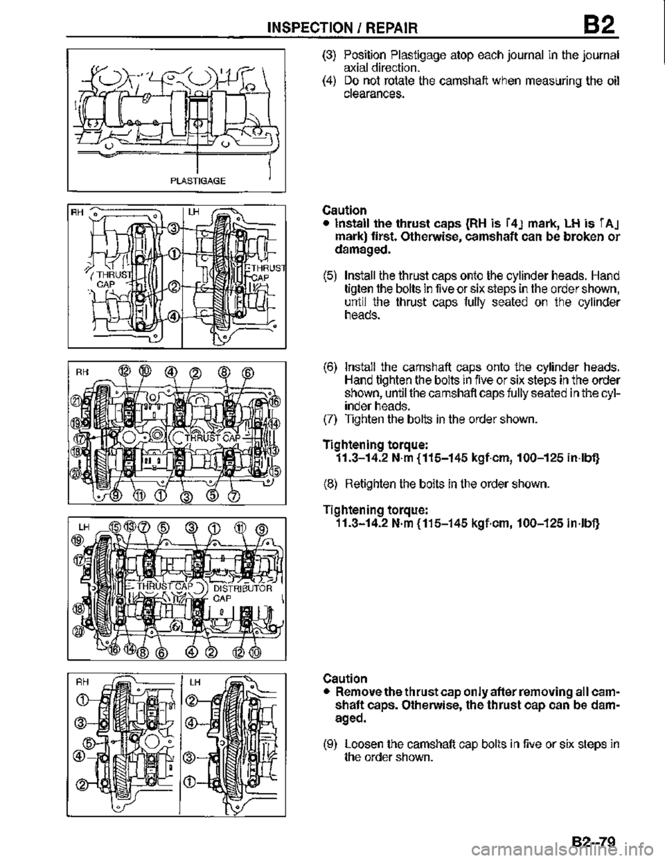 MAZDA MX-3 1995  Workshop Manual 