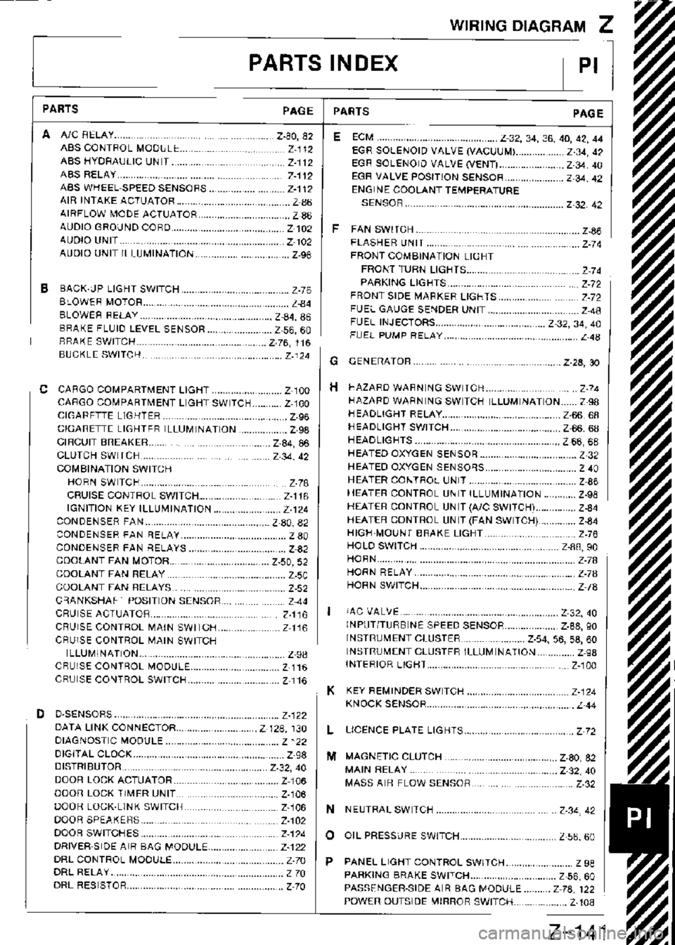 MAZDA MX-3 1995  Workshop Manual 