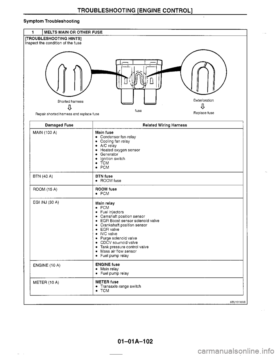 MAZDA MX-5 1999  Workshop Manual 