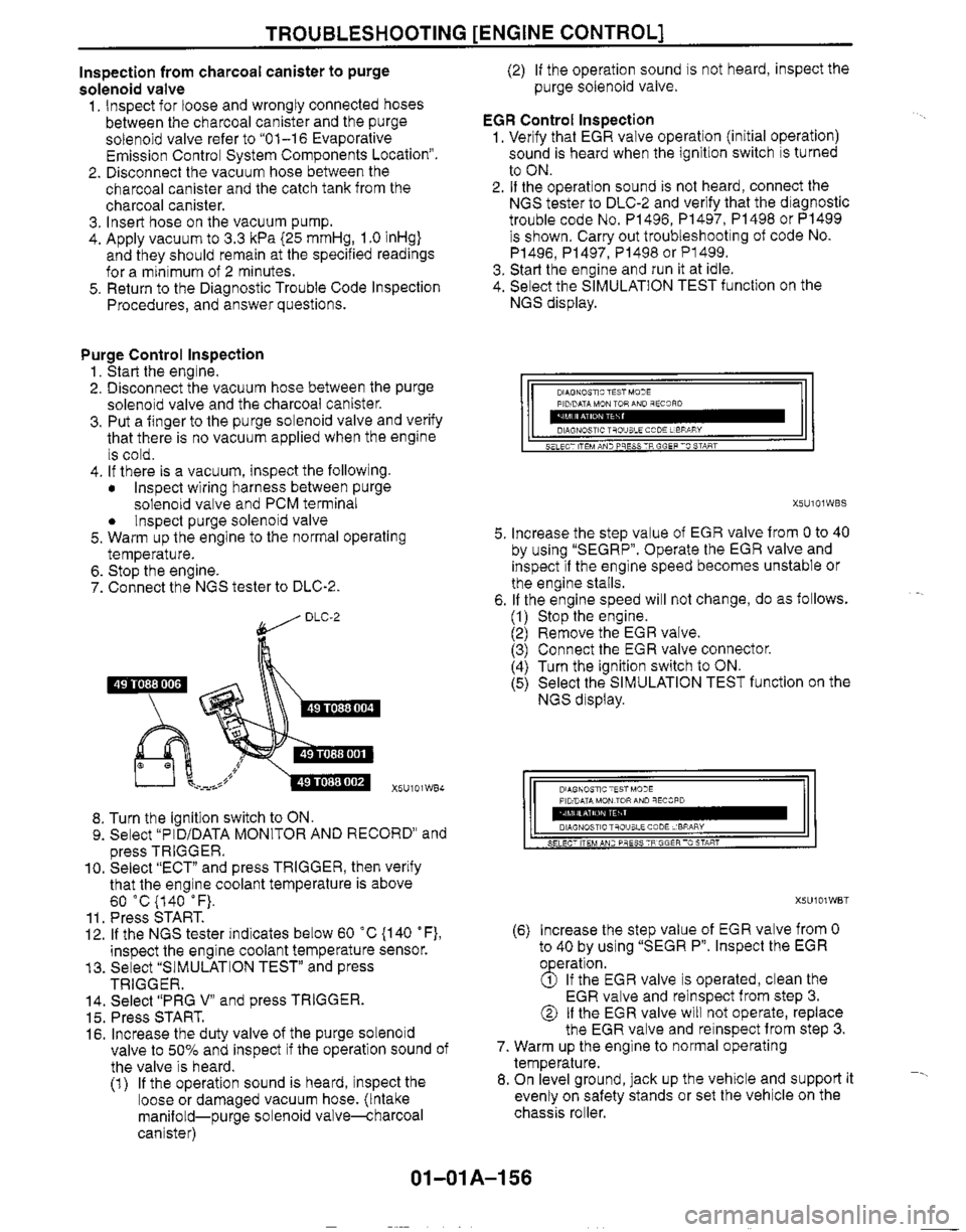 MAZDA MX-5 1999  Workshop Manual 
