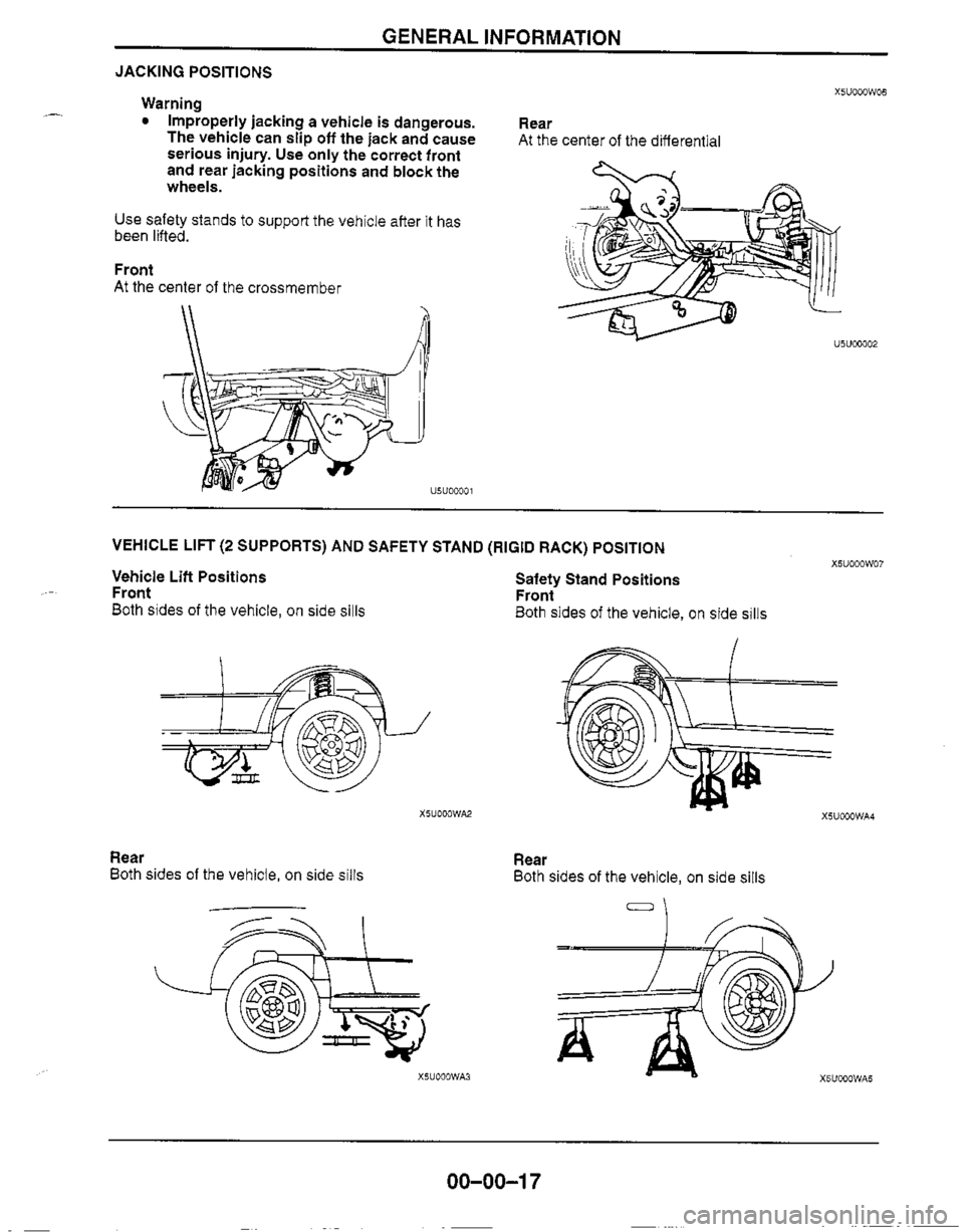 MAZDA MX-5 1999  Workshop Manual 