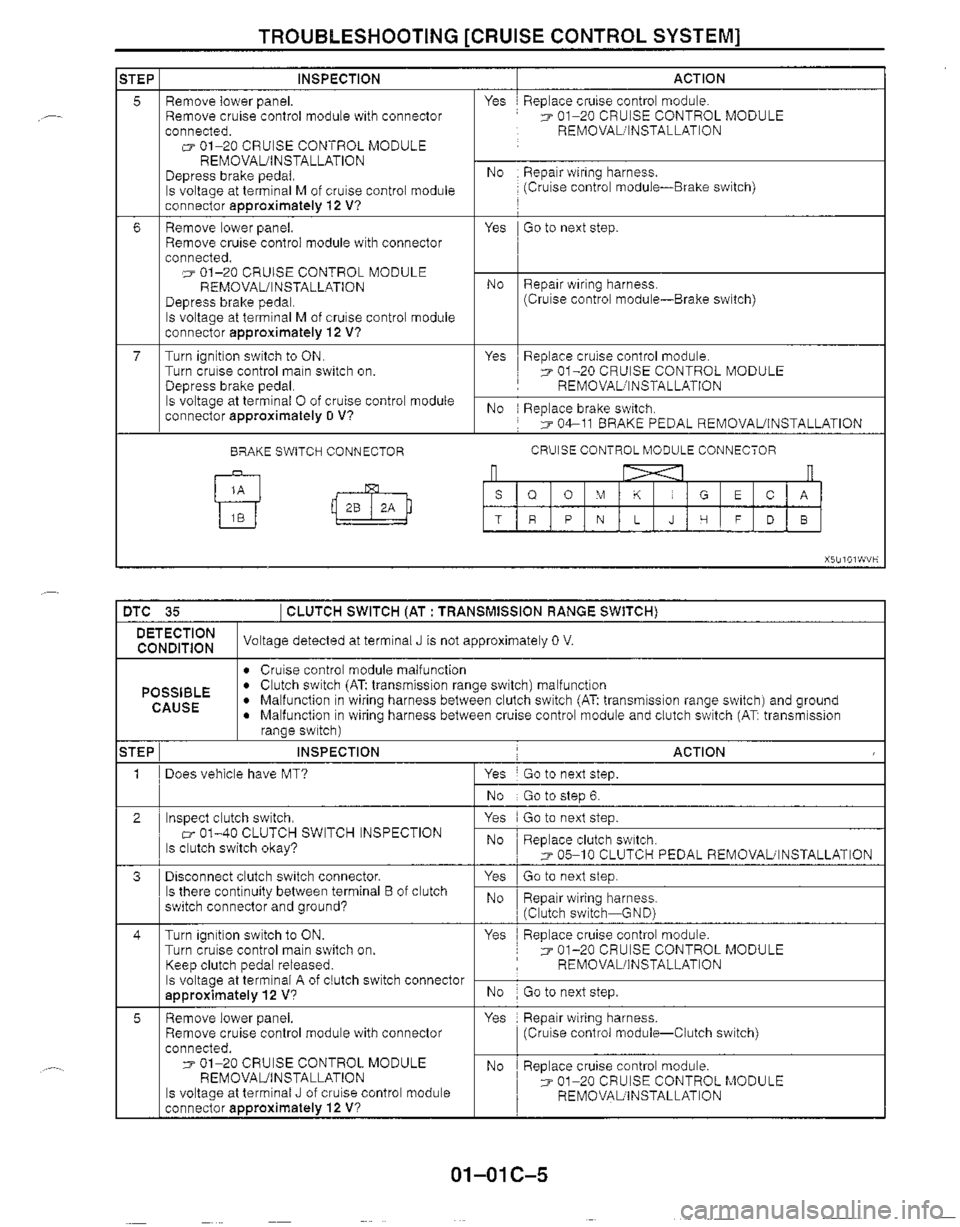 MAZDA MX-5 1999  Workshop Manual 