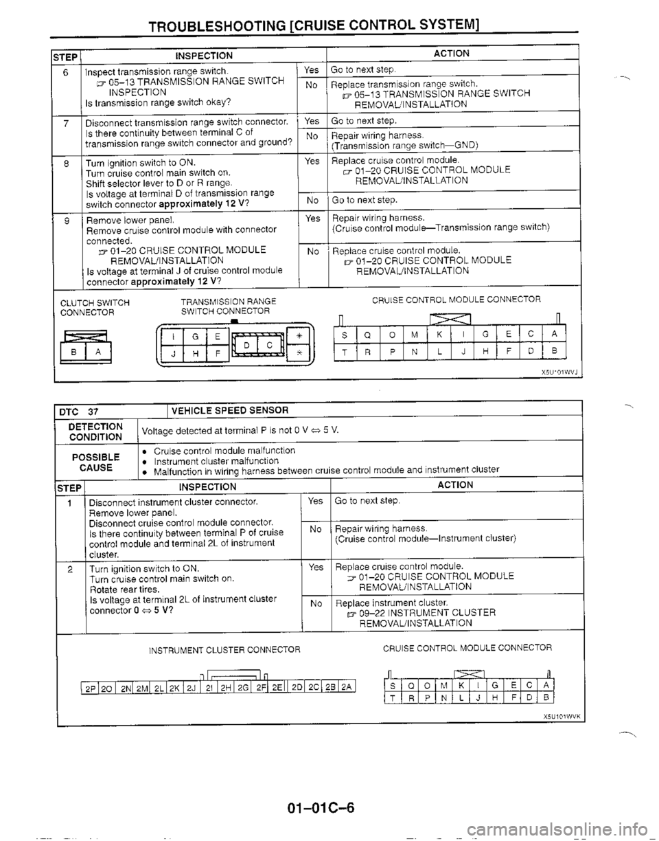 MAZDA MX-5 1999  Workshop Manual 