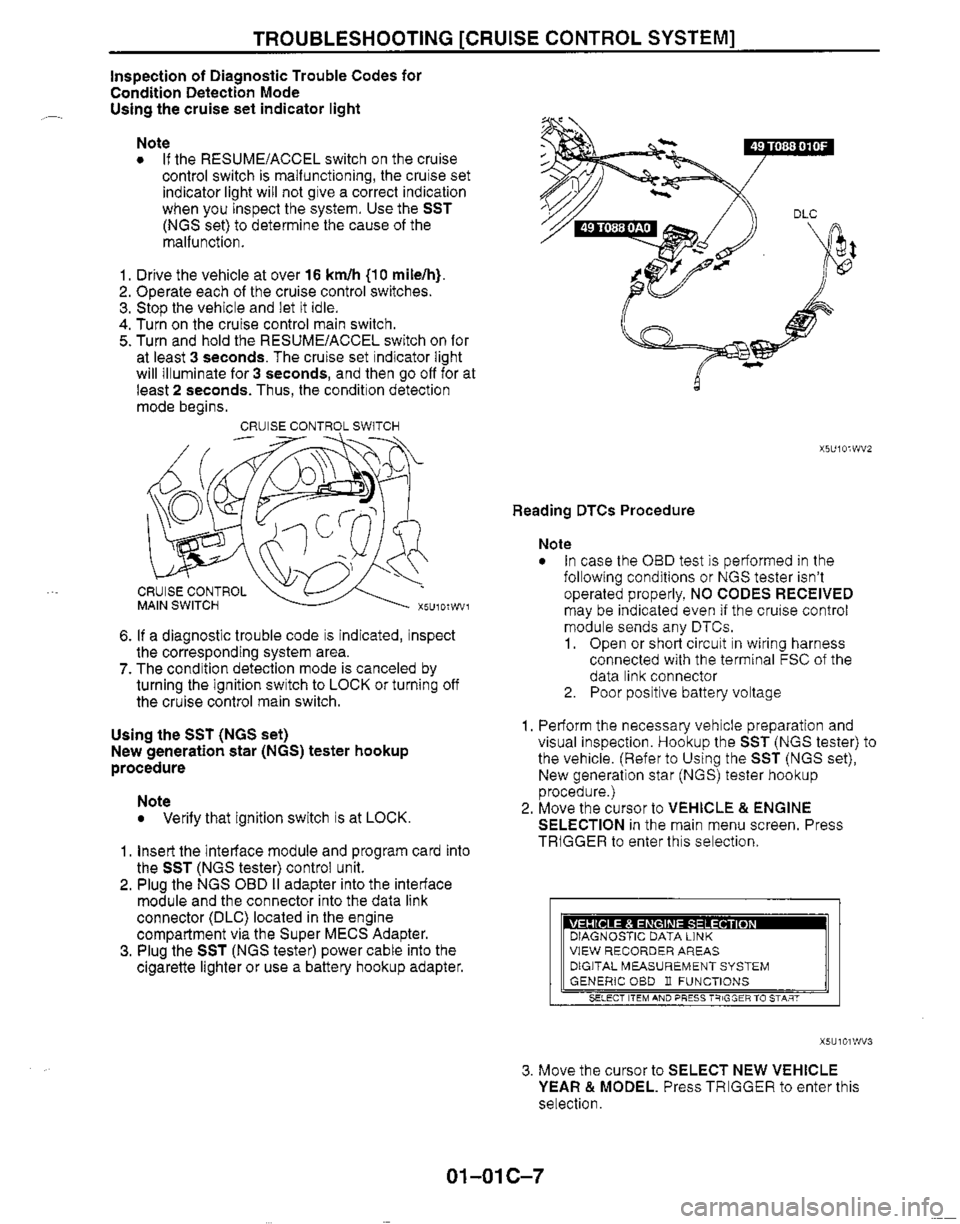 MAZDA MX-5 1999  Workshop Manual 
