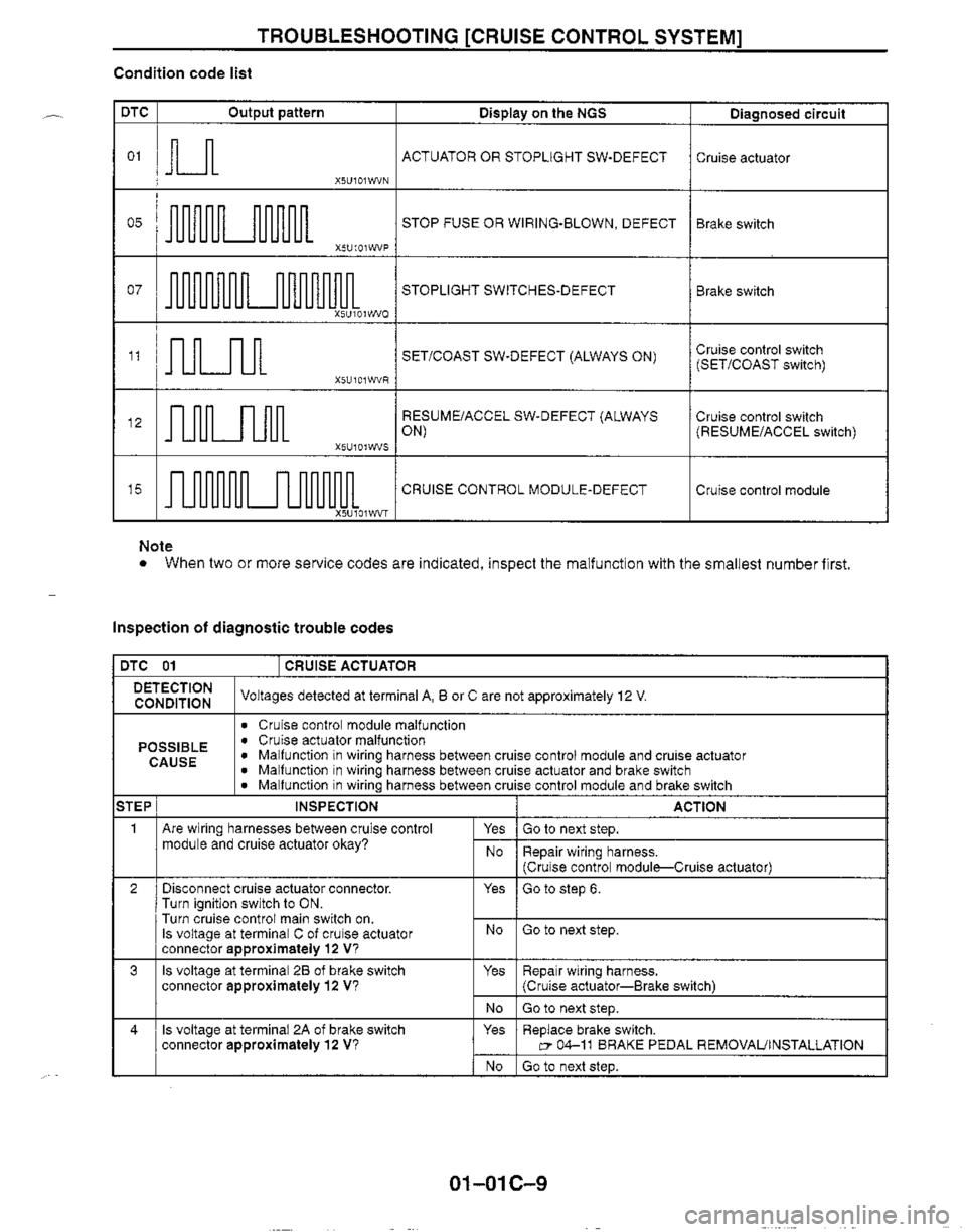 MAZDA MX-5 1999  Workshop Manual 