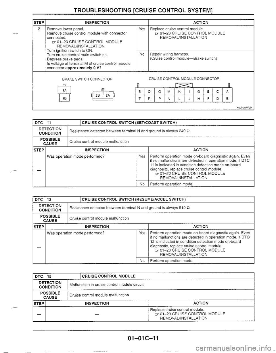 MAZDA MX-5 1999  Workshop Manual 