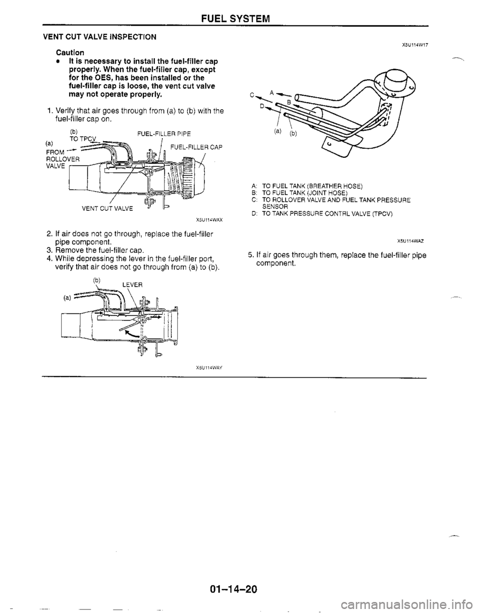 MAZDA MX-5 1999  Workshop Manual 